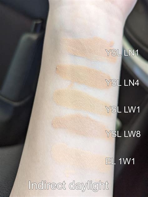 ysl foundation comparison